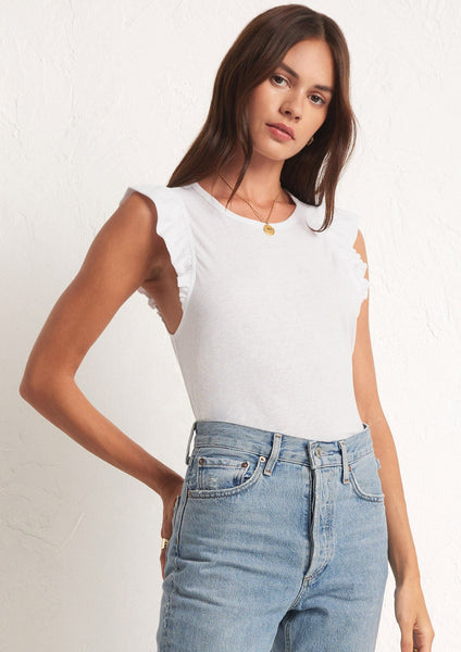 flutter sleeve tank