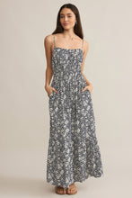 Load image into Gallery viewer, smock waist floral maxi dress
