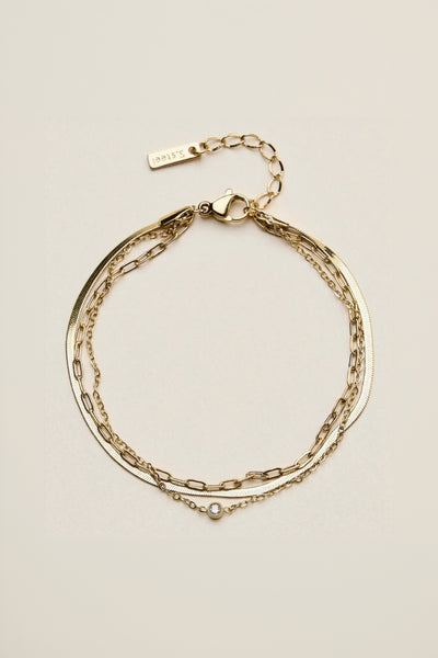 layered chain bracelet