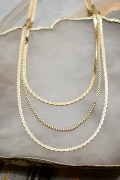 layered chain necklace