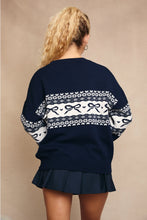 Load image into Gallery viewer, bow crew sweater
