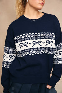 bow crew sweater