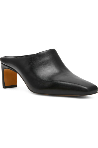 leather heel mule