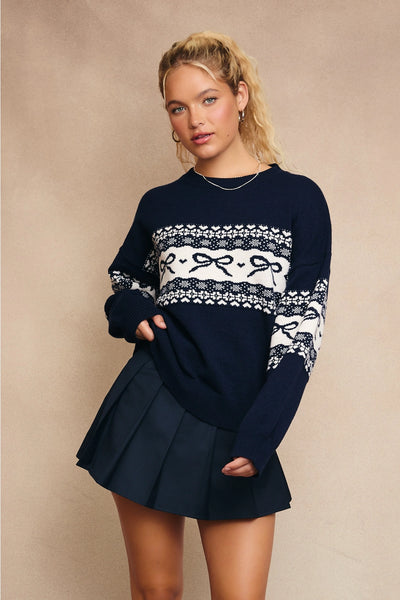 bow crew sweater