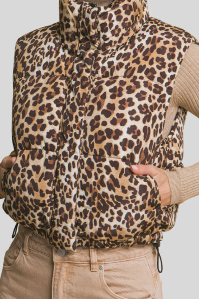 leo puffer vest