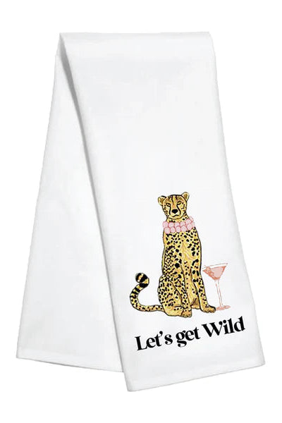kitchen towel let`s get wild