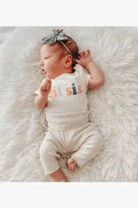 baby organic onesie - lil sis