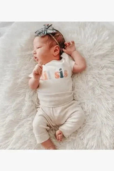 baby organic onesie - lil sis