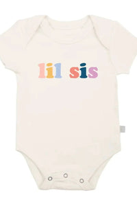 baby organic onesie - lil sis