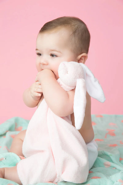 pink bunny mini blankie