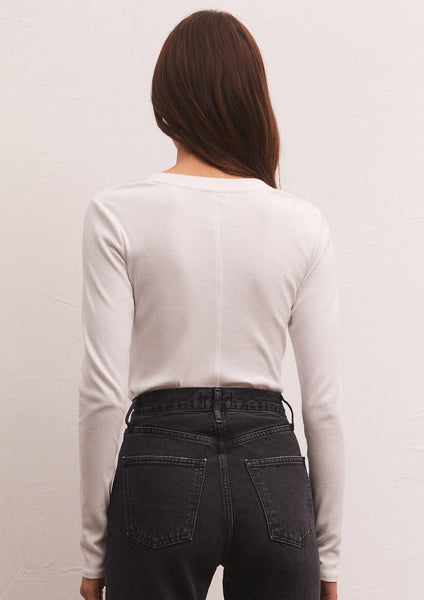 sirena rib long sleeve tee