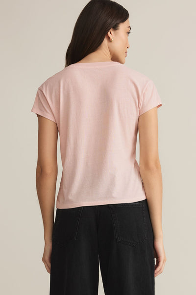 v neck short sleeve tee