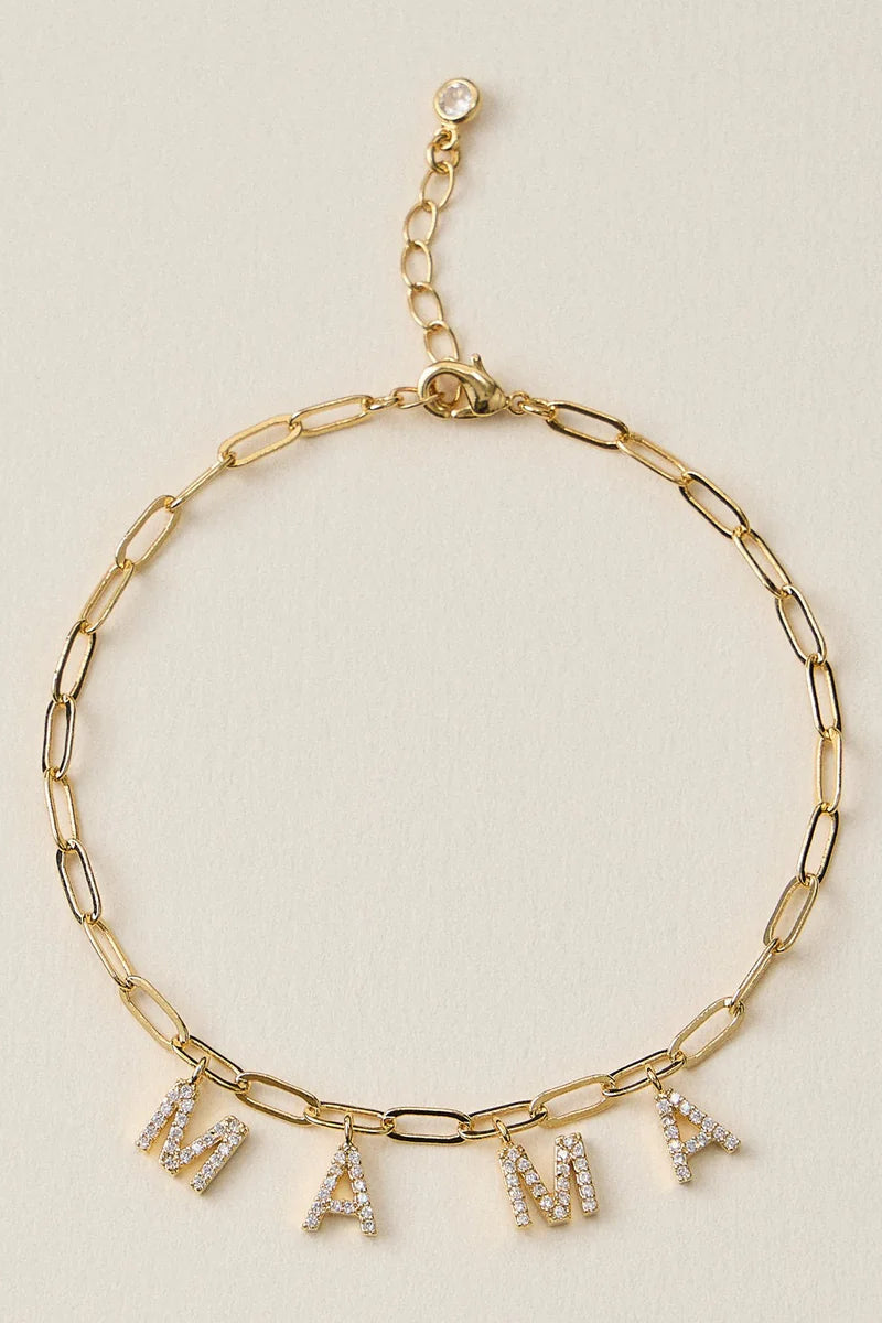 mama charm bracelet