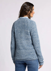 marled cardi sweater