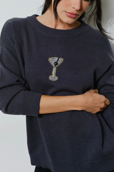 martini bead sweater