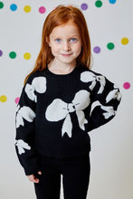 Load image into Gallery viewer, girls bows sweater
