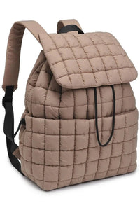 quilted backpack