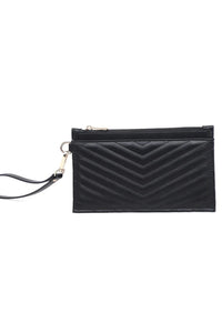 v quilt clutch