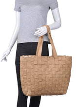 Load image into Gallery viewer, straw woven tote
