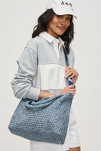 Load image into Gallery viewer, med woven denim tote

