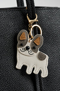 pug key bag charm