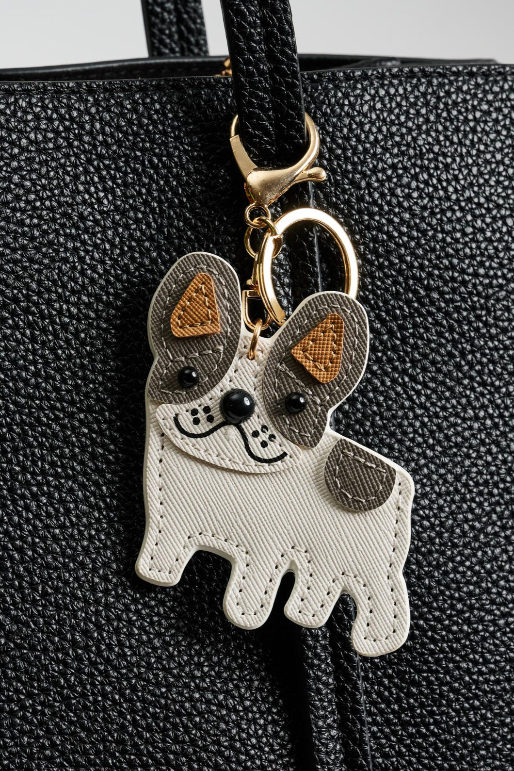 pug key bag charm