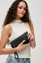 Load image into Gallery viewer, woven wristlet clutch
