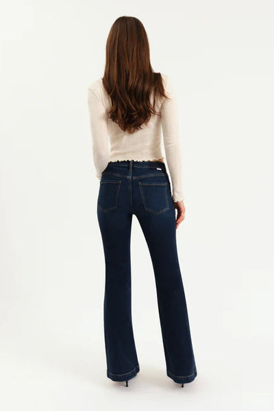 midrise flare jean