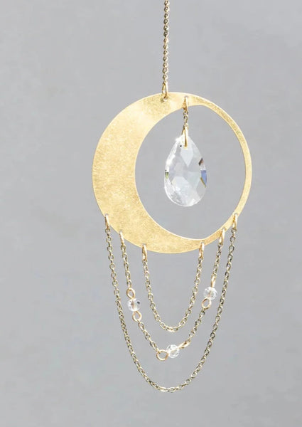 crystal mini suncatcher lotus