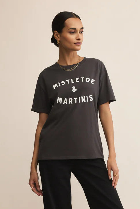 mistletoe + martini tee