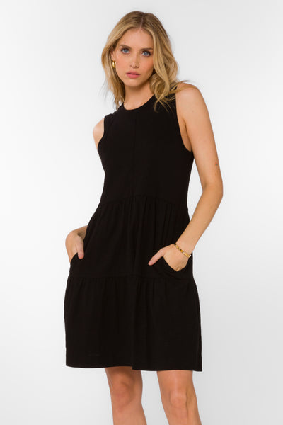 mixed tank dress
