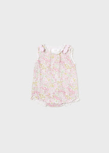 baby floral jersey romper