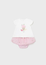 Load image into Gallery viewer, baby ice cream tee + tutu bloomer
