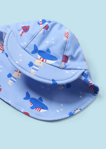 baby ocean swimsuit + hat