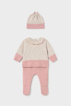 Load image into Gallery viewer, baby knit sweatr + legging + hat set
