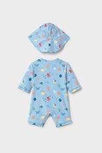 Load image into Gallery viewer, baby sea friends swim + hat
