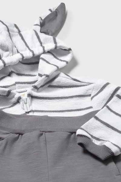 baby 3pc zip stripe hoodie + tee + pant