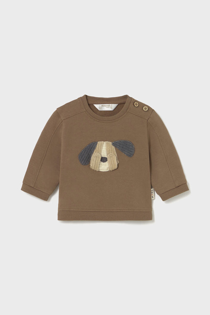 baby dog peekaboo sweatshirt