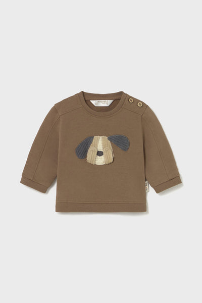 baby dog peekaboo sweatshirt