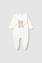 Load image into Gallery viewer, baby bear footie + bib
