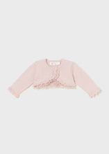 Load image into Gallery viewer, baby lace trim cardigan
