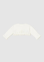 Load image into Gallery viewer, baby lace trim cardigan

