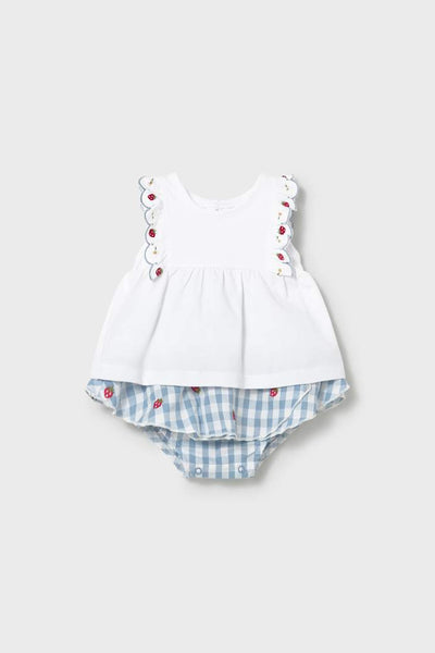 baby strawberry tee + skirt set