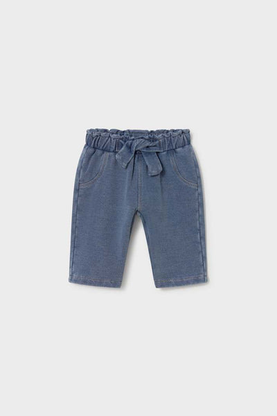 baby knit denim pant
