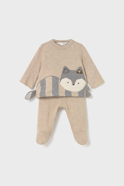 baby fox knit sweater + pant set