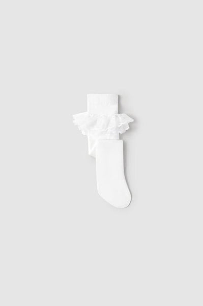 baby lace bum tights