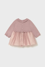 Load image into Gallery viewer, baby tulle skirt sweater dress
