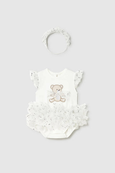 baby bear tutu onesie