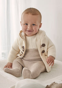 baby zip hooded cardigan