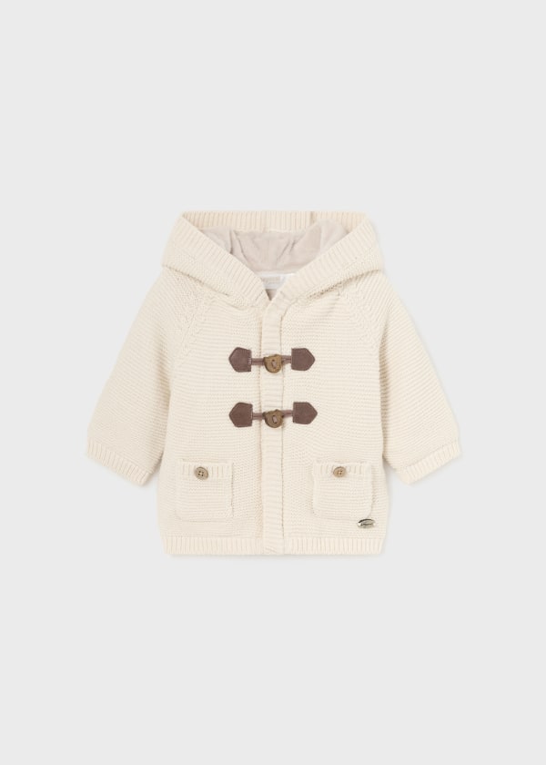 baby zip hooded cardigan